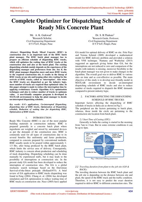 schedulecom ready mix|(PDF) Complete Optimizer for Dispatching Schedule .